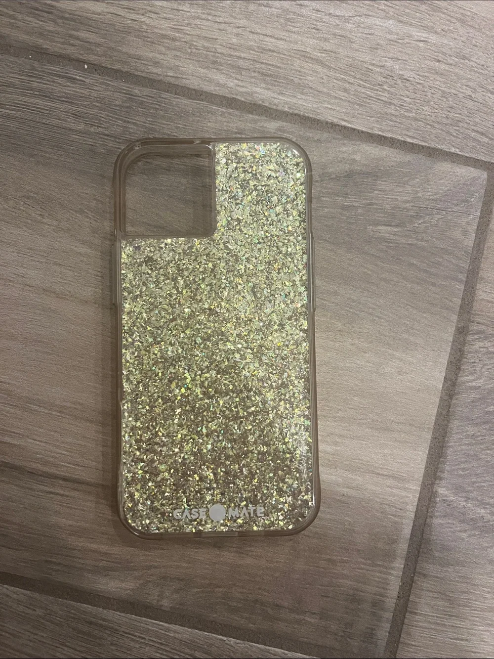 case-mate Gold Glitter Phone Case